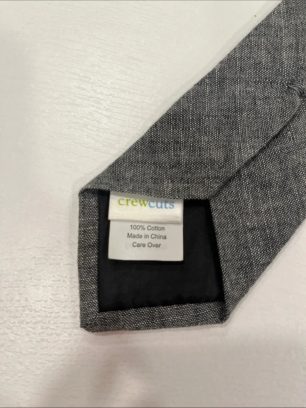 Crewcuts Gray Textured Boy's Tie